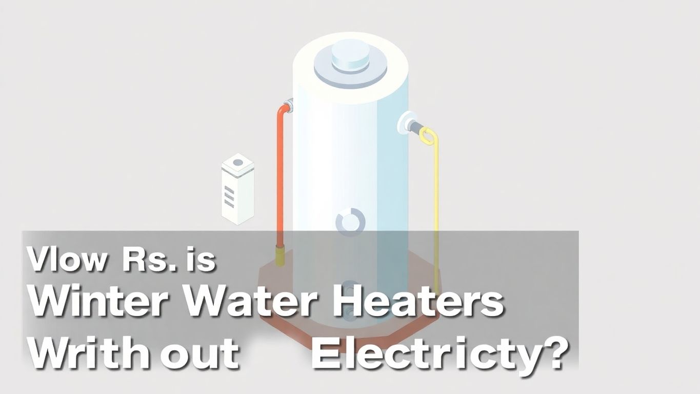 Isometric illustration of a water heater in geometric style.