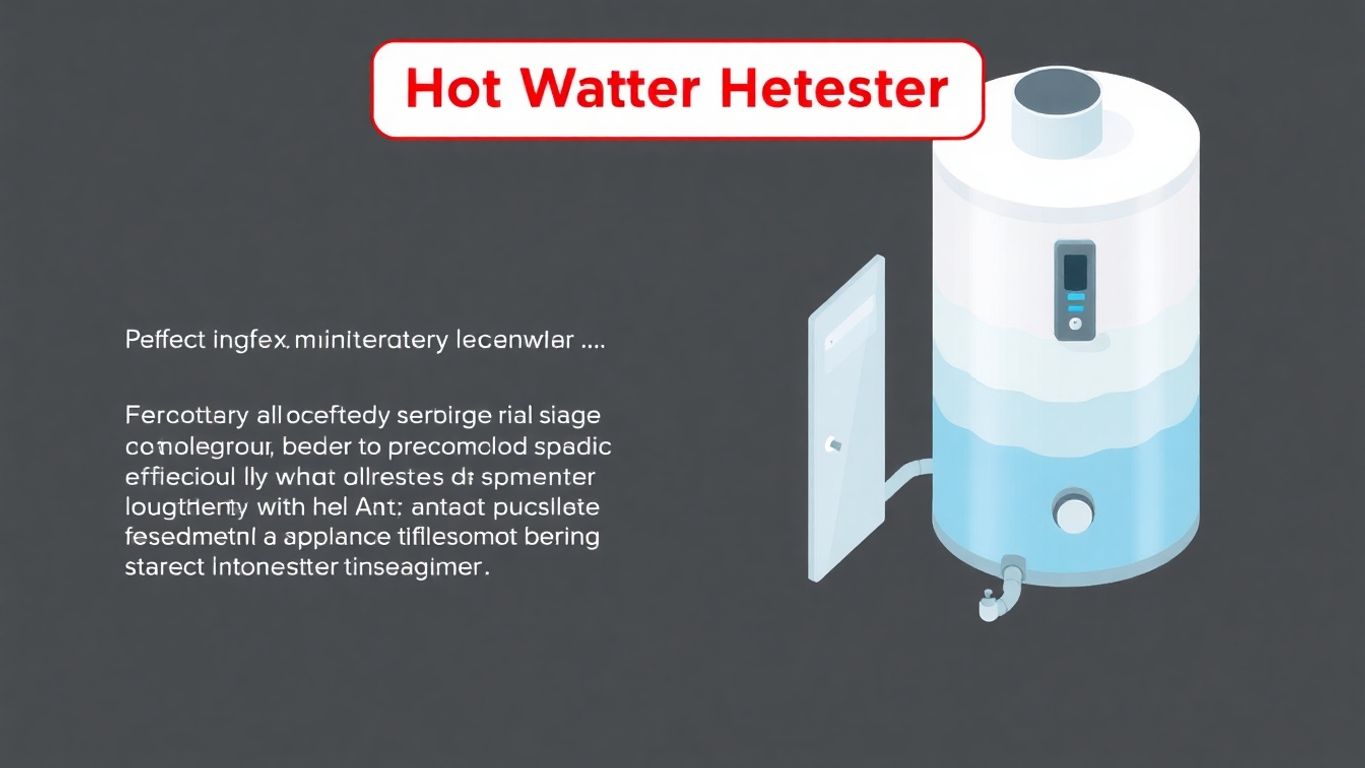 Isometric illustration of a hot water heater with sediment.