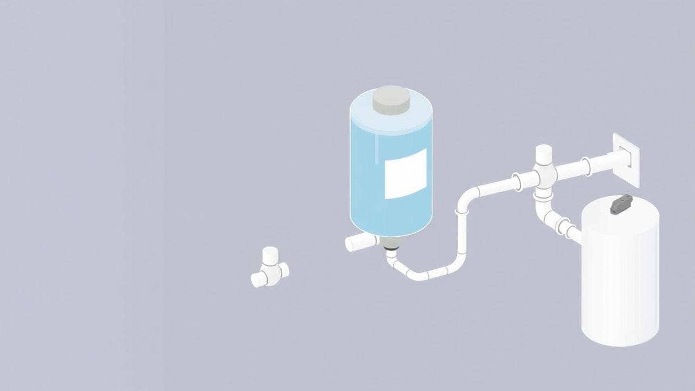 Plumbing expansion tank installation diagram