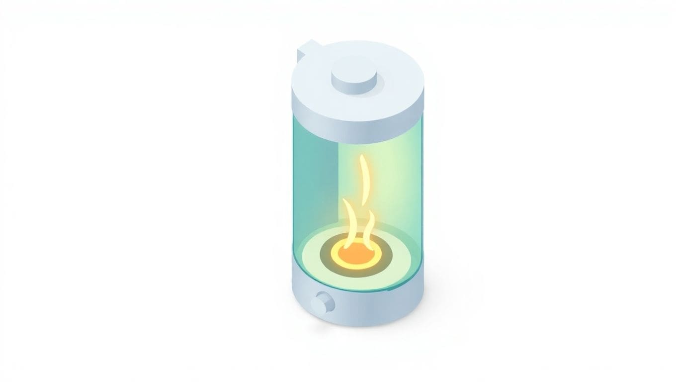 Modern isometric water heater illustration